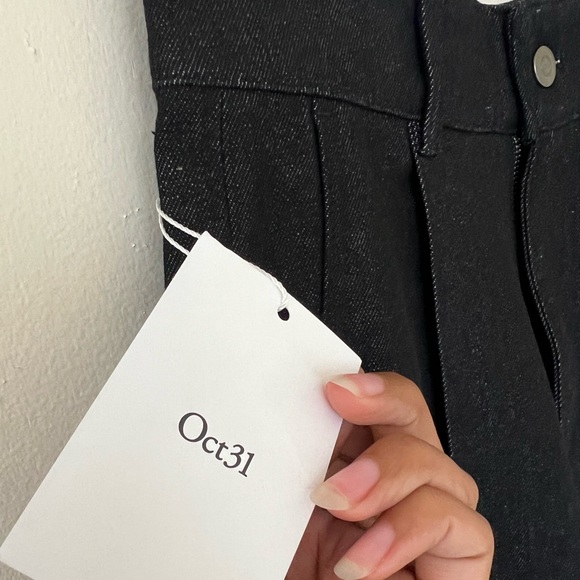 SOLD • Oct31 Wide Black Jeans - Picture 6 of 6